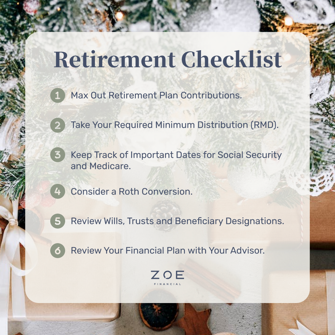 End Of Year Retirement Check List – 6 Easy Steps