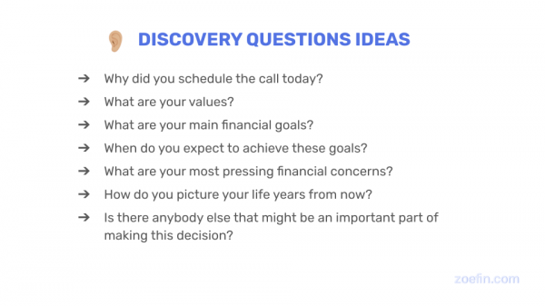 Discovery Questions | Best Practices | Intro Meeting | Zoe Financial